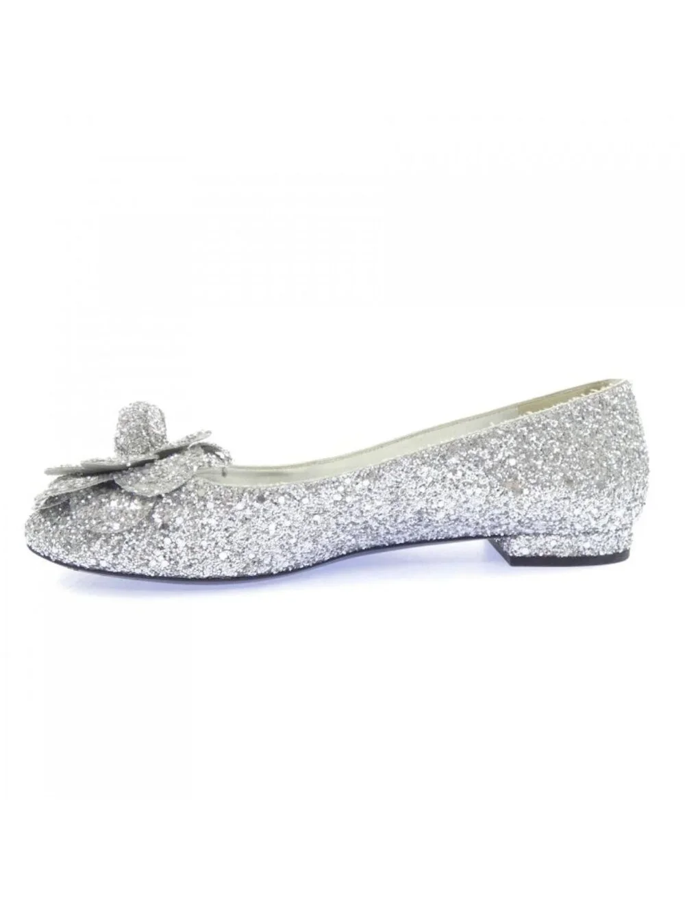 Chanel Flat Sneakers Silver